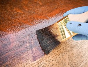 mahogany deck staining